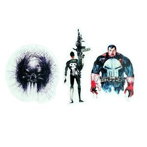 The Hundreds X Marvel Stickers Lot Of 3 Punisher Frank Castle Skull David Choe